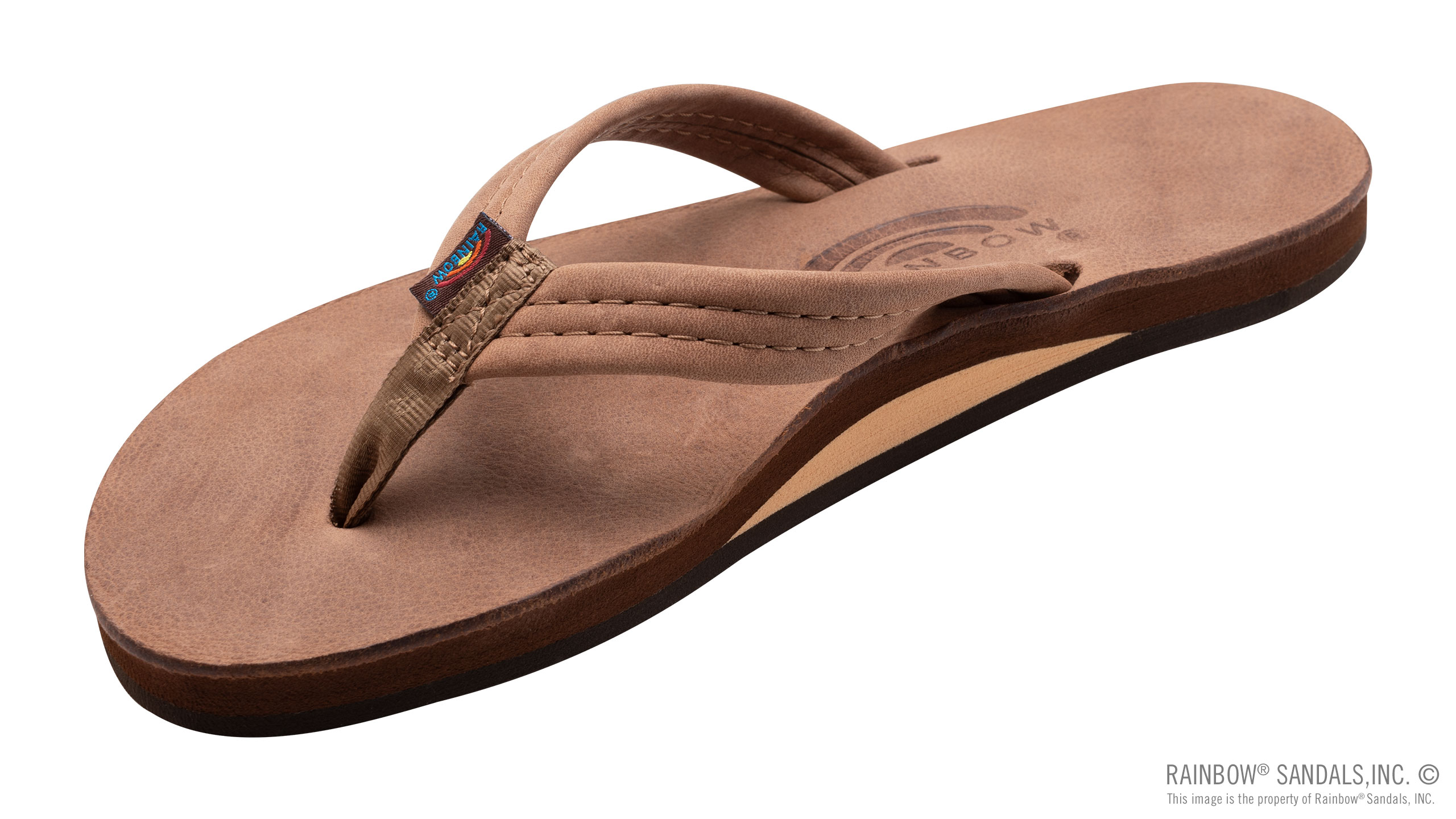 Luxury Leather - Single Layer Arch Support with a 3/4 Medium Strap