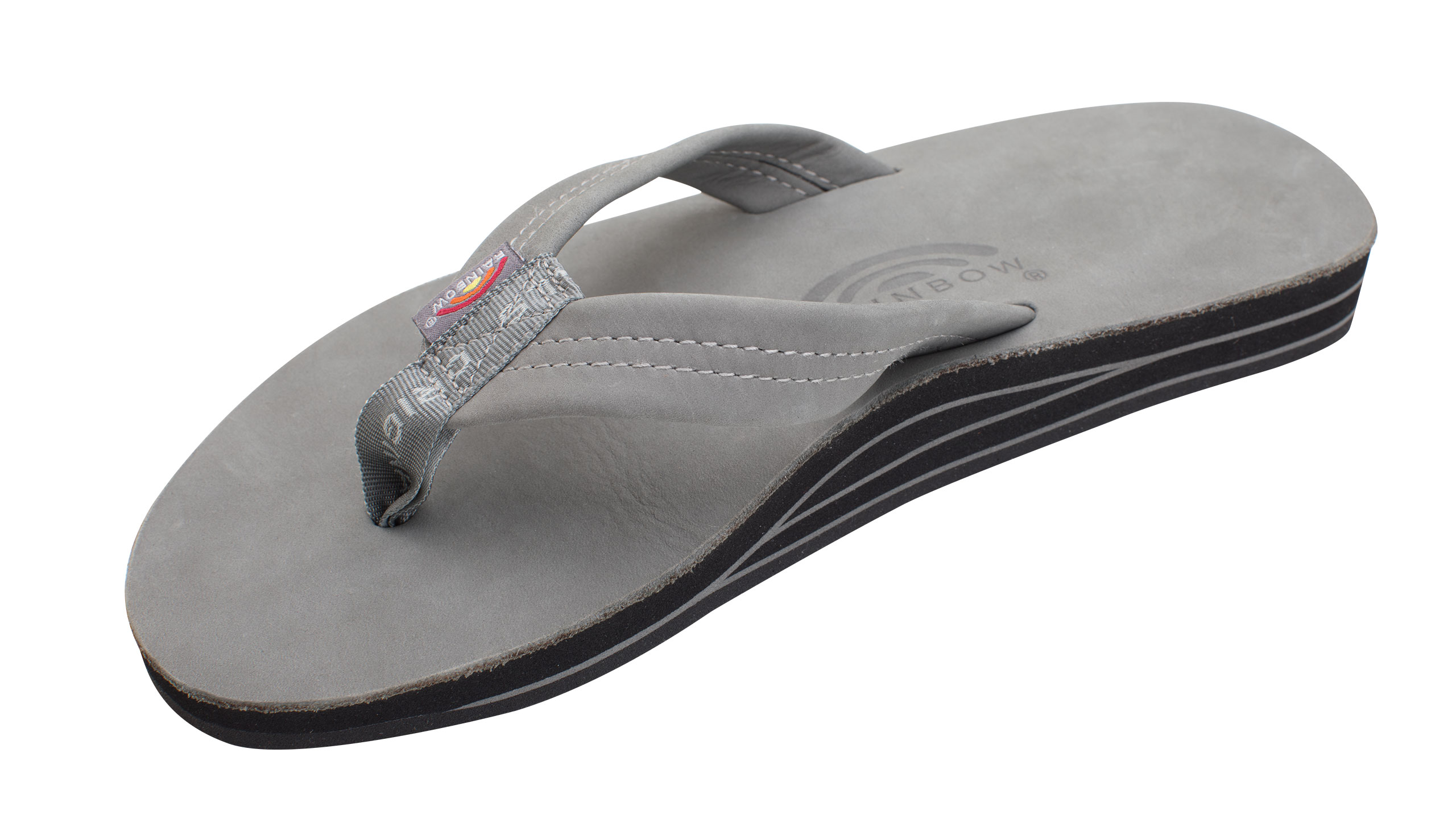 rainbow sandals single layer premier leather with arch support