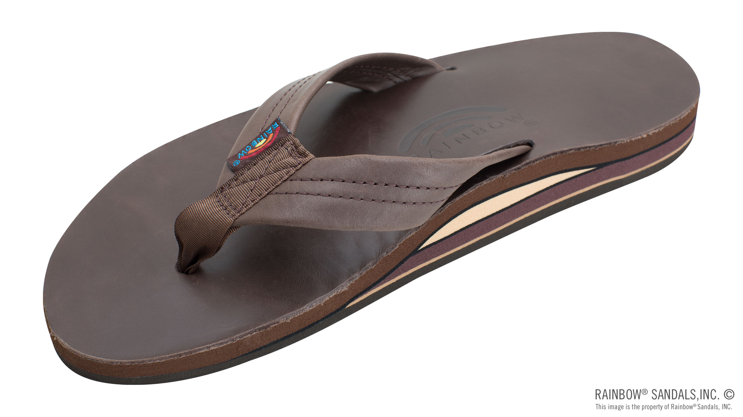 Rainbow Sandals 301ALTS Classic Mocha Single Layer Flip Flop Men's sizes S-XXXL!