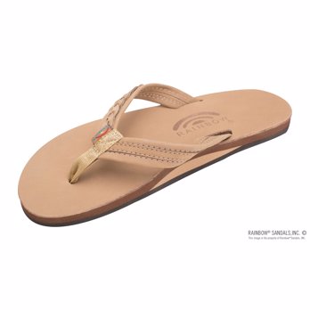 Rainbow Double Layer Premier Leather Sandal with Arch Support - Sierra  Brown | WakeHouse.com