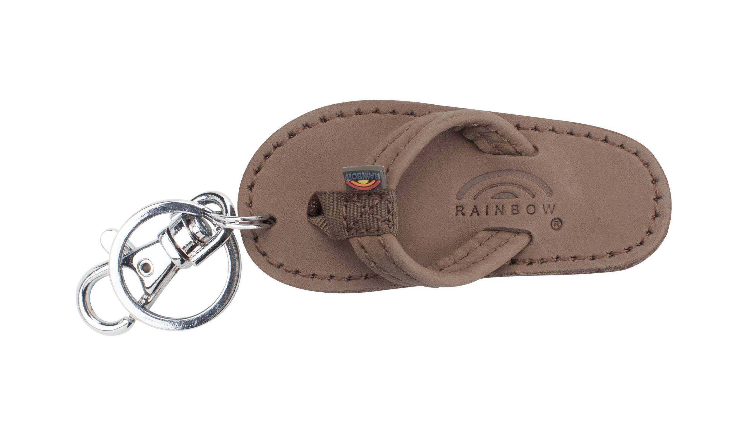 rainbow sandal keychain