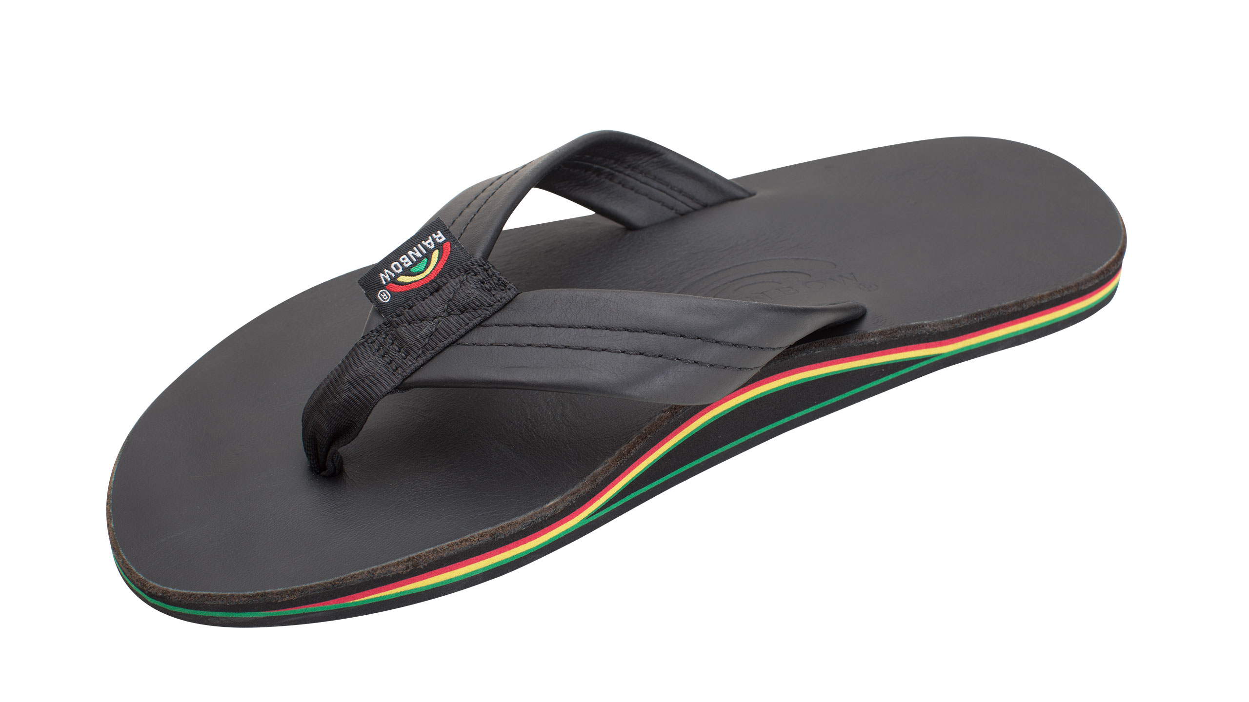 rainbow sandals womens black