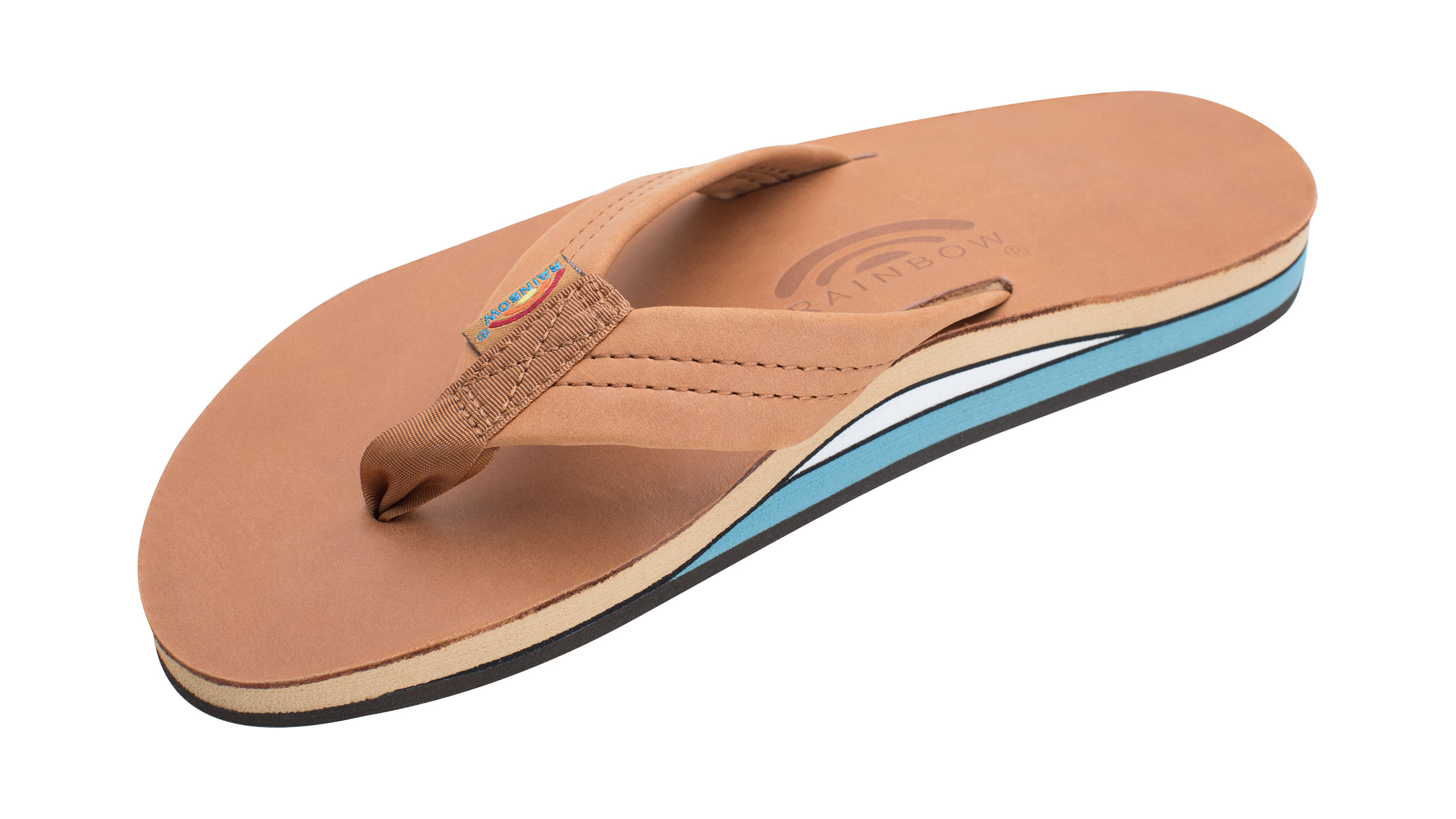 mens rainbow double layer sandals
